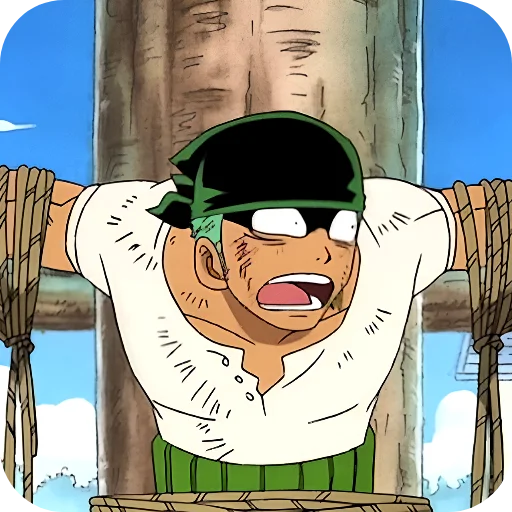 Стикер из набора Zoro @Rucodellllstickk для Телеграм: Видео, Статические 😱