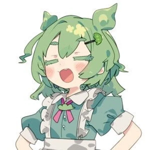 Стикерпак ずんだもん @ZundaTeaCafe для Телеграм: Видео, Статические