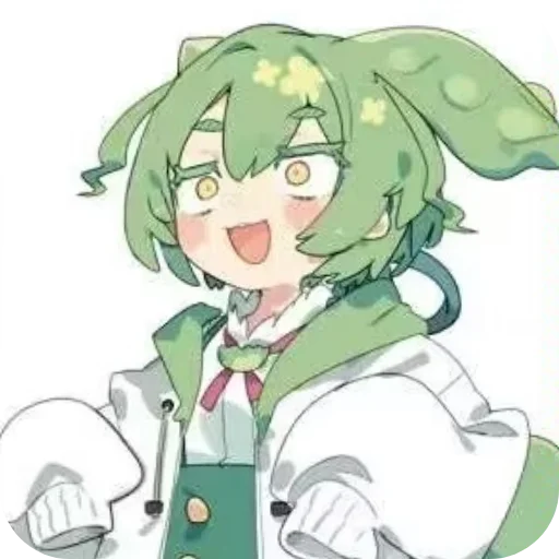 Стикер из набора ずんだもん @ZundaTeaCafe для Телеграм: Видео, Статические 🤔