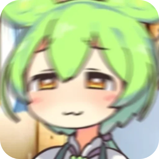 Стикер из набора ずんだもん @ZundaTeaCafe для Телеграм: Видео, Статические 🥺
