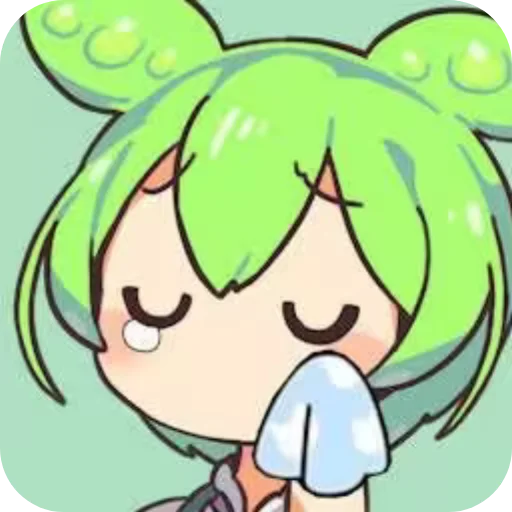 Стикер из набора ずんだもん @ZundaTeaCafe для Телеграм: Видео, Статические 😢
