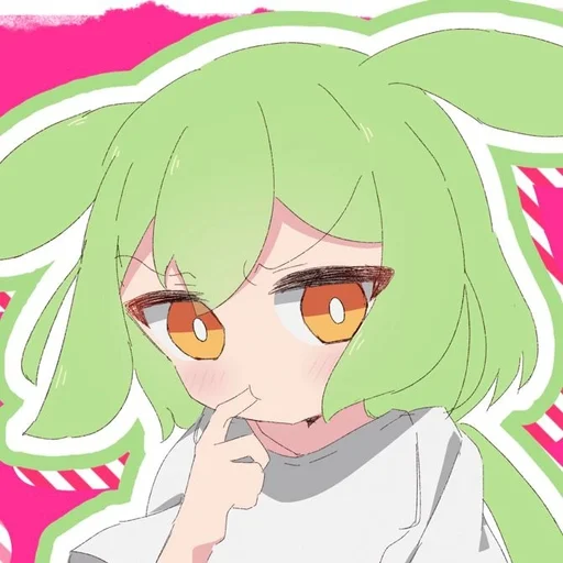 Стикер из набора ずんだもん @ZundaTeaCafe для Телеграм: Видео, Статические 🌟