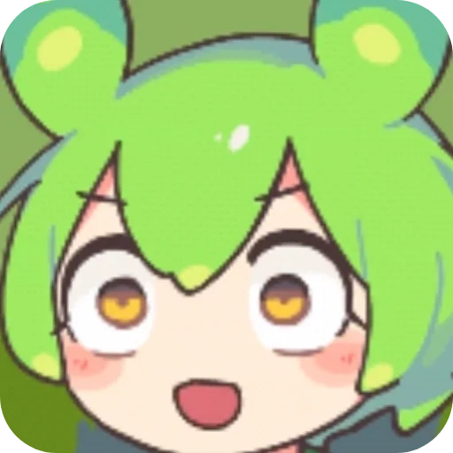 Стикер из набора ずんだもん @ZundaTeaCafe для Телеграм: Видео, Статические 😳