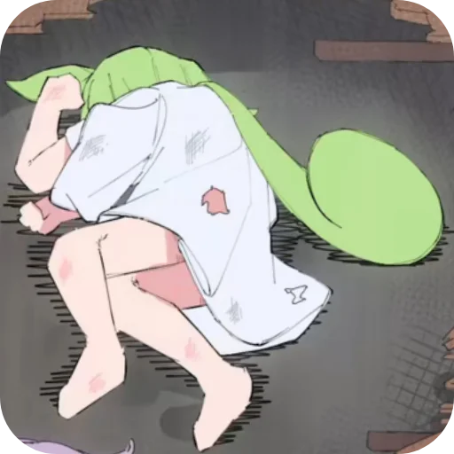 Стикер из набора ずんだもん @ZundaTeaCafe для Телеграм: Видео, Статические 😵
