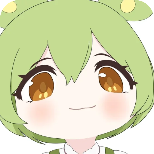 Стикер из набора ずんだもん @ZundaTeaCafe для Телеграм: Видео, Статические 😙