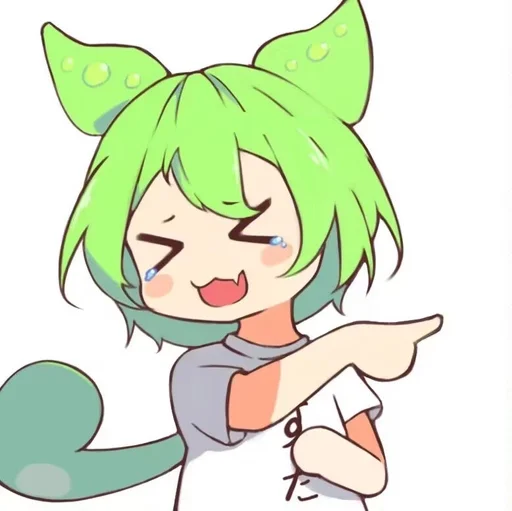 Стикер из набора ずんだもん @ZundaTeaCafe для Телеграм: Видео, Статические 🌟