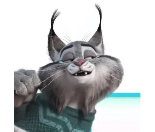Стикер из набора Пубертатный рысик😻 :: @fStikBot для Телеграм: Видео, Статические 😏