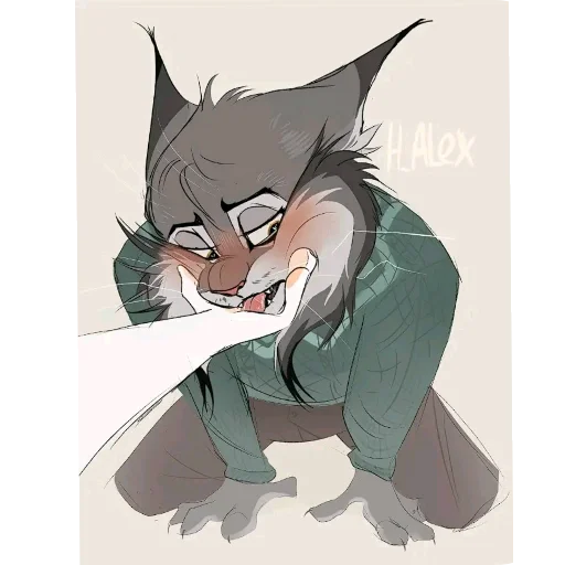 Стикер из набора Пубертатный рысик😻 :: @fStikBot для Телеграм: Видео, Статические 😋