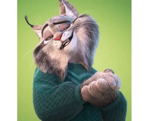 Стикер из набора Пубертатный рысик😻 :: @fStikBot для Телеграм: Видео, Статические ☺️