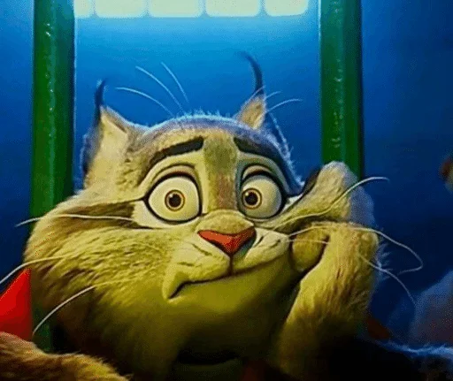 Стикер из набора Пубертатный рысик😻 :: @fStikBot для Телеграм: Видео, Статические 😳