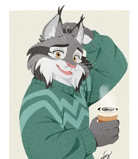 Стикер из набора Пубертатный рысик😻 :: @fStikBot для Телеграм: Видео, Статические ☺️