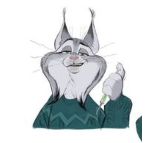 Стикер из набора Пубертатный рысик😻 :: @fStikBot для Телеграм: Видео, Статические 💉