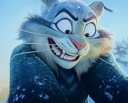 Стикер из набора Пубертатный рысик😻 :: @fStikBot для Телеграм: Видео, Статические 🌟