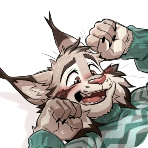 Стикер из набора Пубертатный рысик😻 :: @fStikBot для Телеграм: Видео, Статические 😁