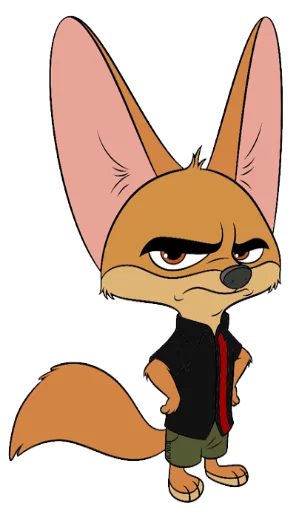 Стикер из набора Zootropolis @StikerDi для Телеграм: Статические 😕