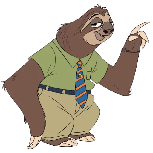Стикер из набора Zootropolis @StikerDi для Телеграм: Статические ☝️