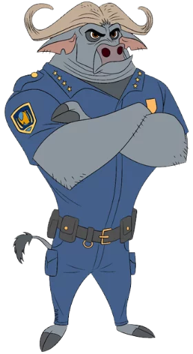 Стикер из набора Zootropolis @StikerDi для Телеграм: Статические 😤
