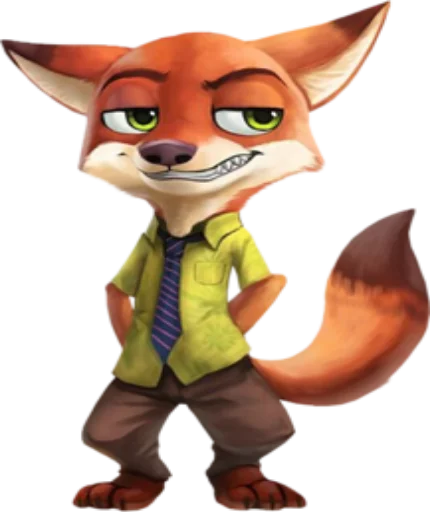 Стикер из набора Zootropolis @StikerDi для Телеграм: Статические 😏