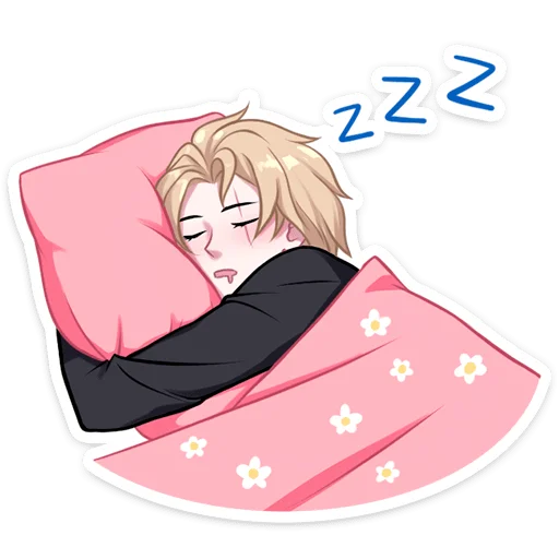 Стикер из набора Андрей :: @stickroom для Телеграм: Статические 😴