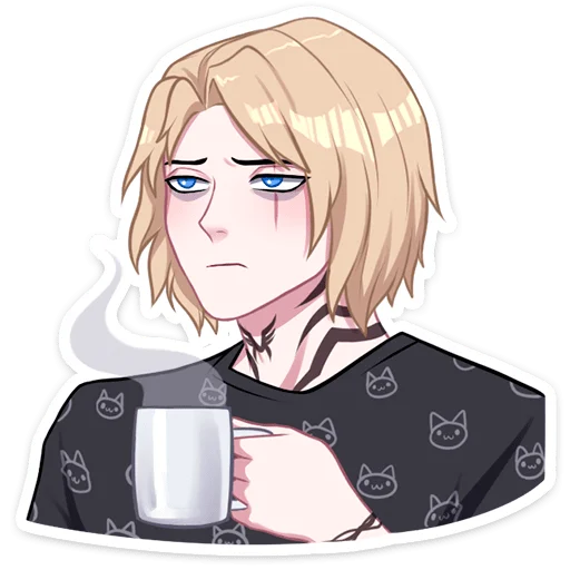 Стикер из набора Андрей :: @stickroom для Телеграм: Статические ☕️