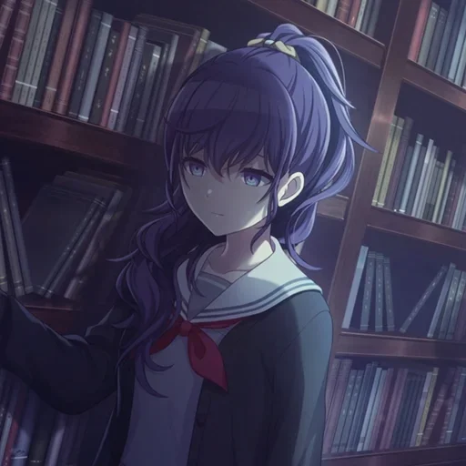 Стикер из набора Asahina Mafuyu🖤 для Телеграм: Статические 🌑