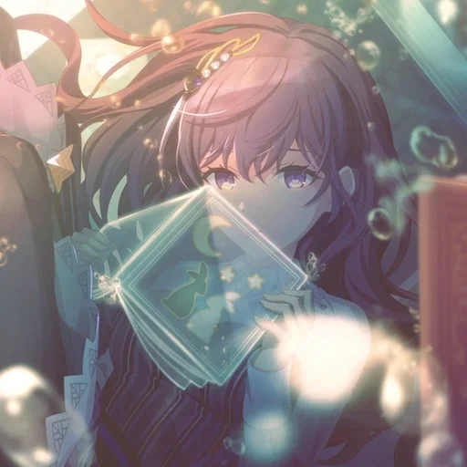 Стикер из набора Asahina Mafuyu🖤 для Телеграм: Статические 🌑