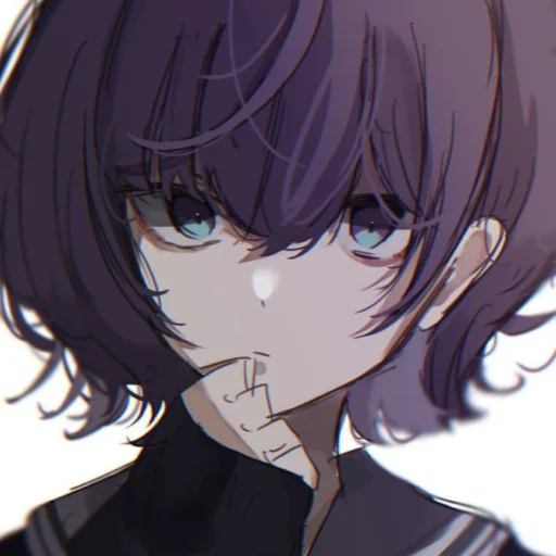 Стикер из набора Asahina Mafuyu🖤 для Телеграм: Статические 🌑