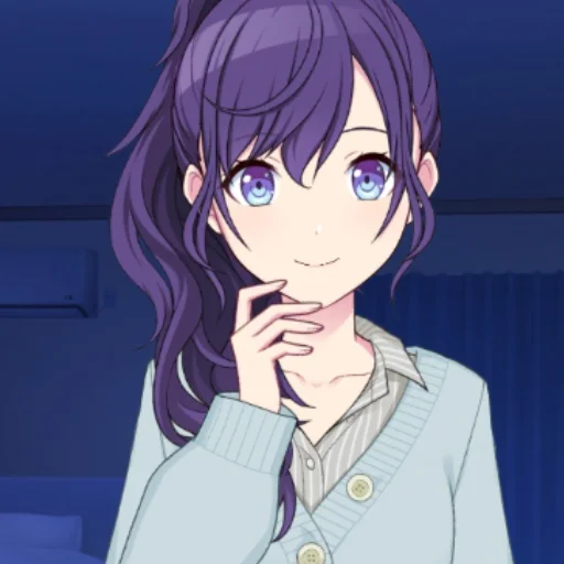 Стикер из набора Asahina Mafuyu🖤 для Телеграм: Статические ❣