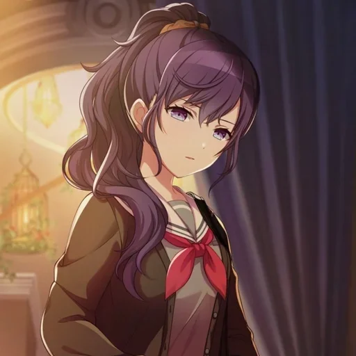 Стикер из набора Asahina Mafuyu🖤 для Телеграм: Статические 🌑