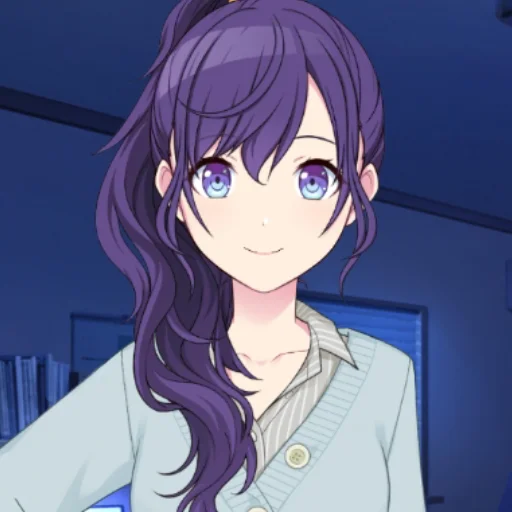 Стикер из набора Asahina Mafuyu🖤 для Телеграм: Статические ❣