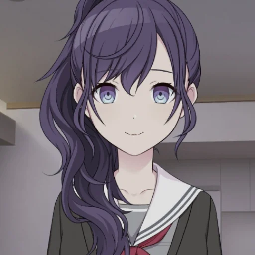 Стикер из набора Asahina Mafuyu🖤 для Телеграм: Статические 🖤