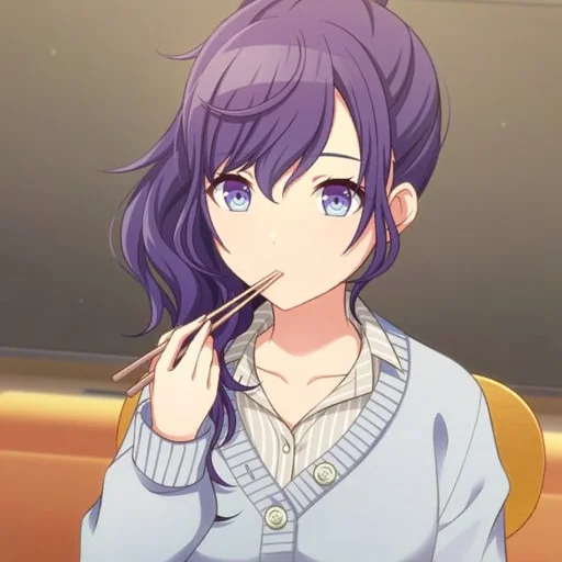 Стикер из набора Asahina Mafuyu🖤 для Телеграм: Статические 🖤