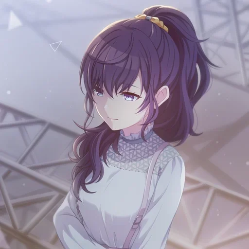 Стикер из набора Asahina Mafuyu🖤 для Телеграм: Статические 🌑