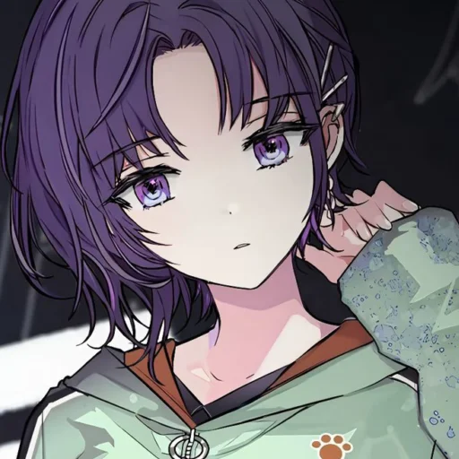 Стикер из набора Asahina Mafuyu🖤 для Телеграм: Статические 🖤
