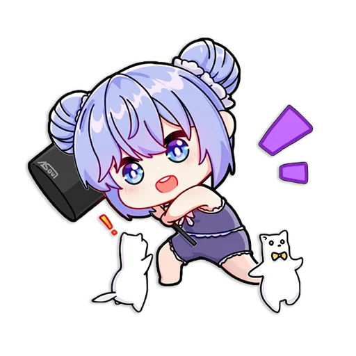 Стикерпак A-SOUL by @ 绯月见白 для Телеграм: Статические