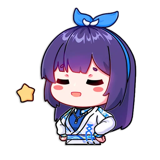 Стикер из набора A-SOUL by @ 绯月见白 для Телеграм: Статические 😊