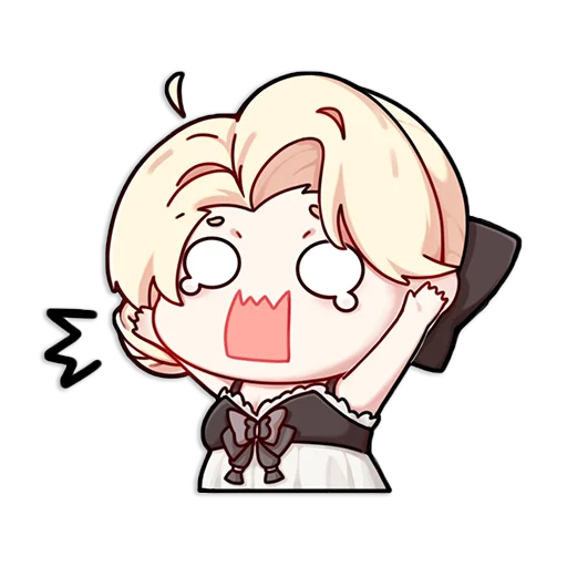 Стикер из набора A-SOUL by @ 绯月见白 для Телеграм: Статические 😱