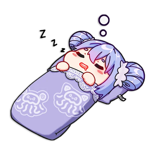 Стикер из набора A-SOUL by @ 绯月见白 для Телеграм: Статические 🛌