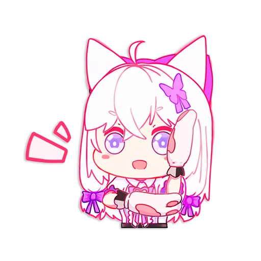 Стикер из набора A-SOUL by @ 绯月见白 для Телеграм: Статические ✨