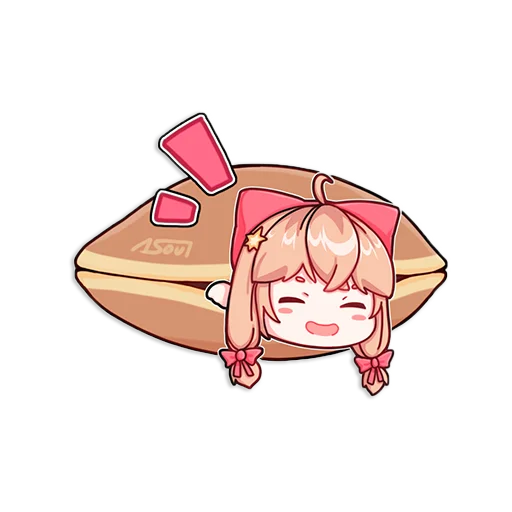 Стикер из набора A-SOUL by @ 绯月见白 для Телеграм: Статические 🍔
