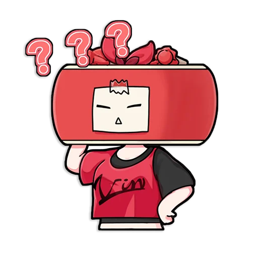 Стикер из набора A-SOUL by @ 绯月见白 для Телеграм: Статические ❓