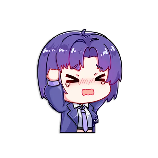 Стикер из набора A-SOUL by @ 绯月见白 для Телеграм: Статические 😭