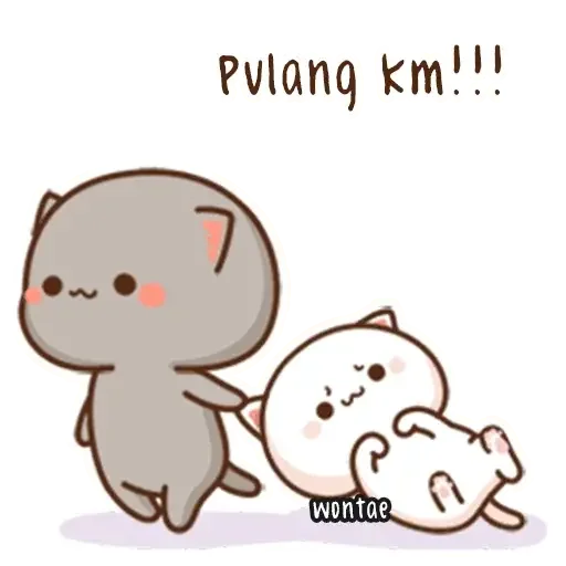 Стикер из набора Punya aster @deexforcy для Телеграм: Статические 🐼