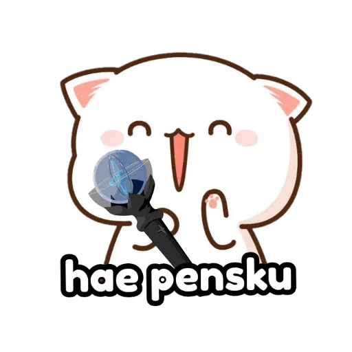 Стикер из набора Punya aster @deexforcy для Телеграм: Статические 🐼