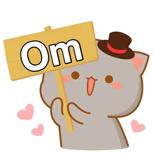 Стикер из набора Punya aster @deexforcy для Телеграм: Статические 🐼
