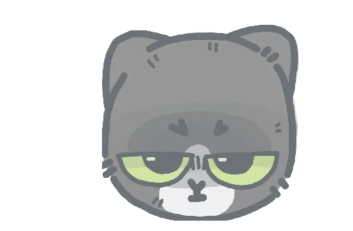 Стикер из набора котеечки для Телеграм: Статические 🐾