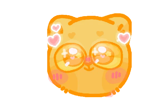 Стикер из набора котеечки для Телеграм: Статические 🥰