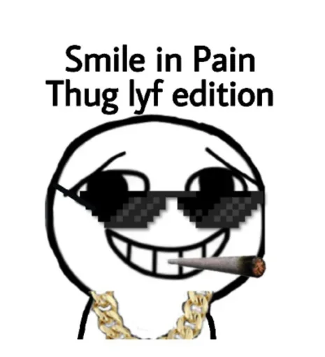 Стикер из набора @itsallknownhere Vol.1 для Телеграм: Статические 😂
