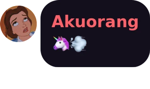 Стикер из набора EKSWAN для Телеграм: Статические 🦄