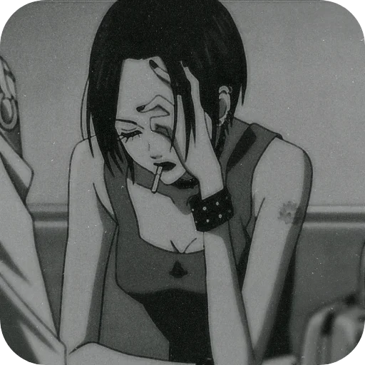 Стикер из набора 𝓝𝑎𝑛𝑎 𝓞𝑠𝑎𝑘𝑖. @encrette для Телеграм: Статические 🚬